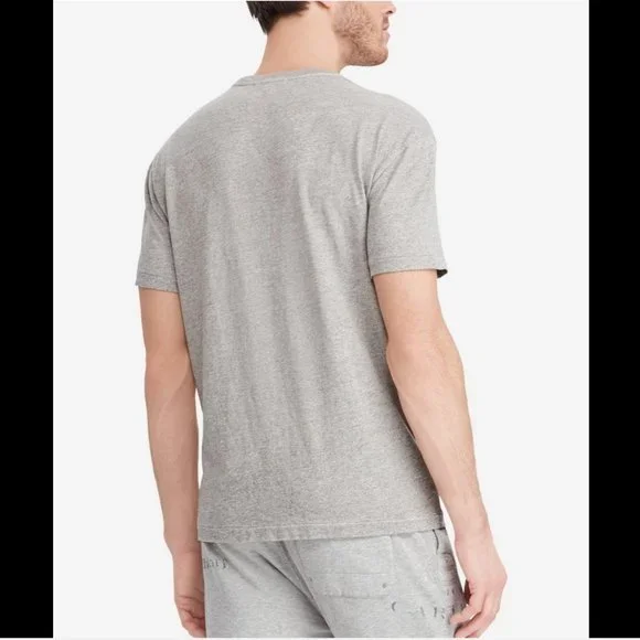 POLO RALPH LAUREN GRAY SHORT SLEEVE CLASSIC FIT BEAR CREW T-SHIRT - Picture 7 of 8